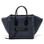 Celine phantom luggage bag canvas /  leather dark blue / black