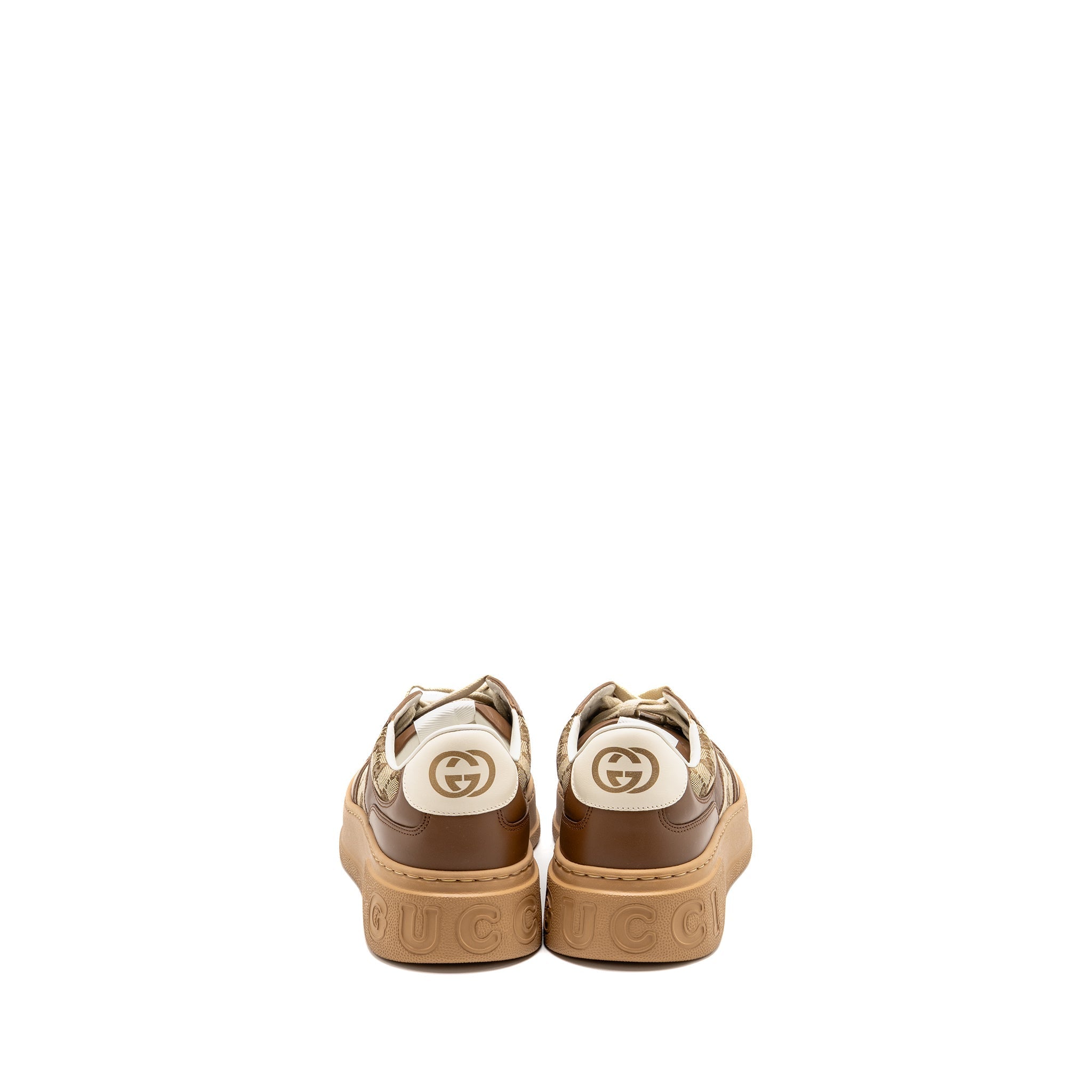 Gucci Size 10.5 Sneaker GG Supreme Canvas/Leather Brown
