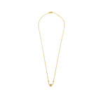 Dior Rose des Vents Necklace Yellow Gold with 3 Diamonds, Mother of Pearl