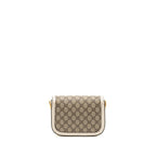 Gucci Mini Horsebit 1955 Bag GG Supreme Canvas/Leather White/Multicolour GHW