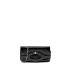 Chanel 31 Wallet on Chain Shiny Calfskin Black LGHW (Microchip)