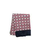 Gucci Silk Wool Scarf GG Supreme/Heart Printed Multicolour