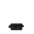 Bottega Veneta Cassette Belt Bag Calfskin Black GHW
