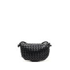 Bottega Veneta mini turn pouch lambskin black GHW