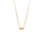 Chanel Coco Crush necklace quilted motif Yellow Gold