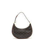 Celine Ava Bag Triomphe Canvas/Calfskin Tan GHW