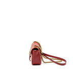 Gucci Mini GG Marmont matelasse calfskin red GHW