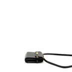 Saint Laurent Mini Manhattan Shoulder Bag Calfskin Black GHW