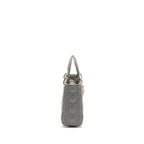 Dior My ABC Small Lady Dior Lambskin Light Grey LGHW