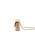 Chanel Medium Classic Double flap Caviar Beige GHW