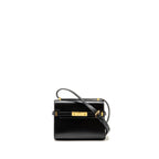Saint Laurent Mini Manhattan Shoulder Bag Calfskin Black GHW