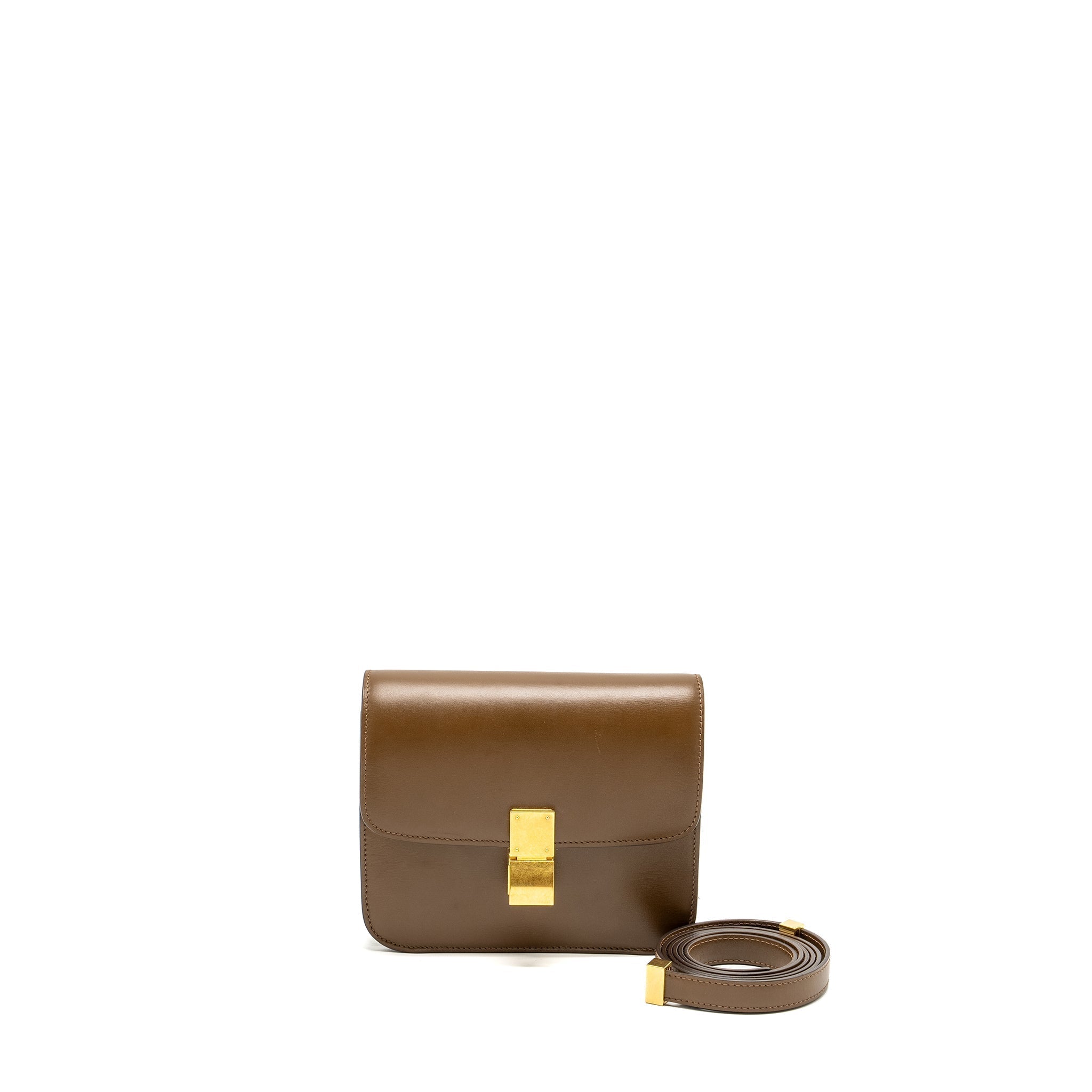 Celine Teen Classic Box Bag Calfskin Camel