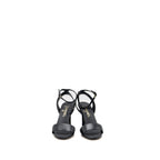 Chanel Size 36 Heel Sandals Leather Black