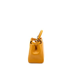 Fendi Mini Peekaboo Lambskin Bright Yellow SHW