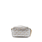 Gucci GG Marmont Camera Bag With Pearl Leather Silver GHW