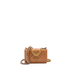 Chanel 19 Wallet on Chain Lambskin Dark Beige Multicolour Hardware (Microchip)