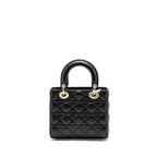 Dior Small Lady Dior Lambskin BLACK LGHW