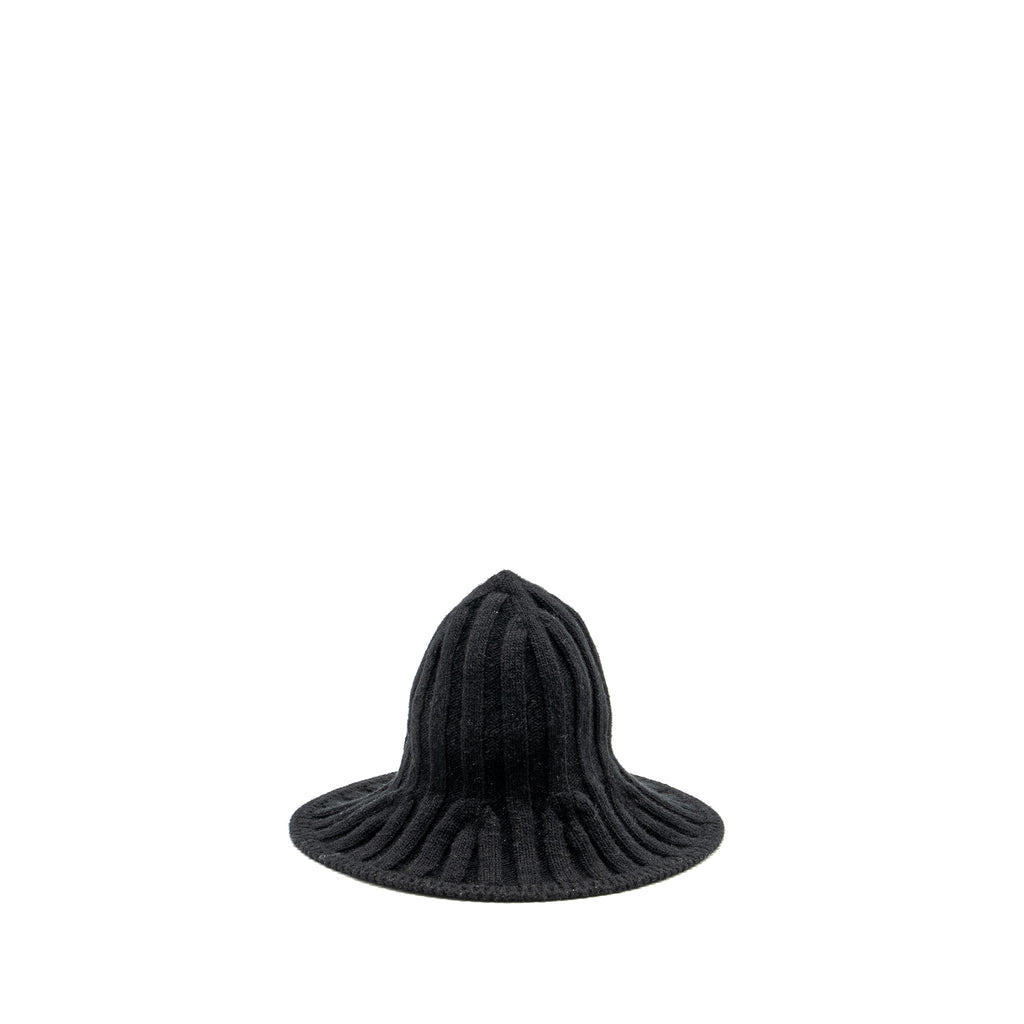 Dior Letter Logo Wire-Brimmed Beanie Wool Black