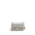 Chanel Pearl Crush Mini rectangular flap bag lambskin grey GHW (microchip)
