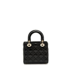 Dior Small Lady Dior Lambskin Black LGHW