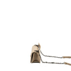 Dior 30 Montaigne Pouch with Shoulder strap lambskin beige black hardware