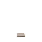 Celine Zipped Purse with removable card holder calfskin / lambskin grey / light blue