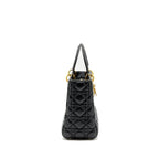 Dior Medium Lady Dior Lambskin Black GHW