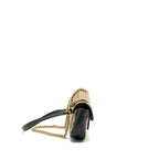Gucci mini GG marmont bag GG canvas / leather beige/ black GHW