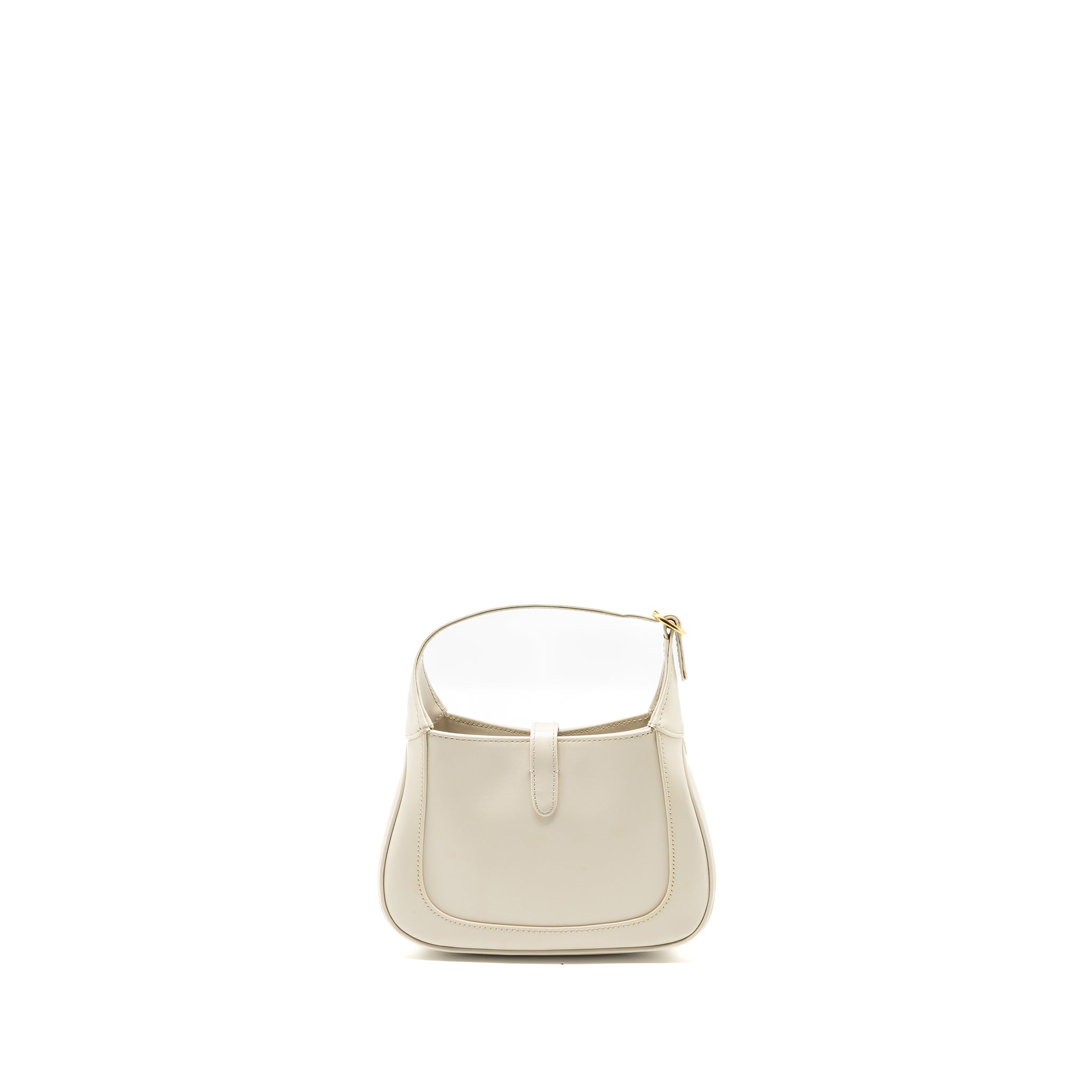 Gucci Jackie 1961 Mini Shoulder Bag Calfskin White GHW