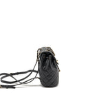 Chanel Quilted Mini Backpack Caviar Black LGHW (Microchip)