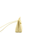 Bottega Veneta Small Andiamo Bag Lambskin Light Yellow GHW