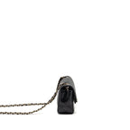 Chanel Mini Rectangular Flap Bag Lambskin Black LGHW