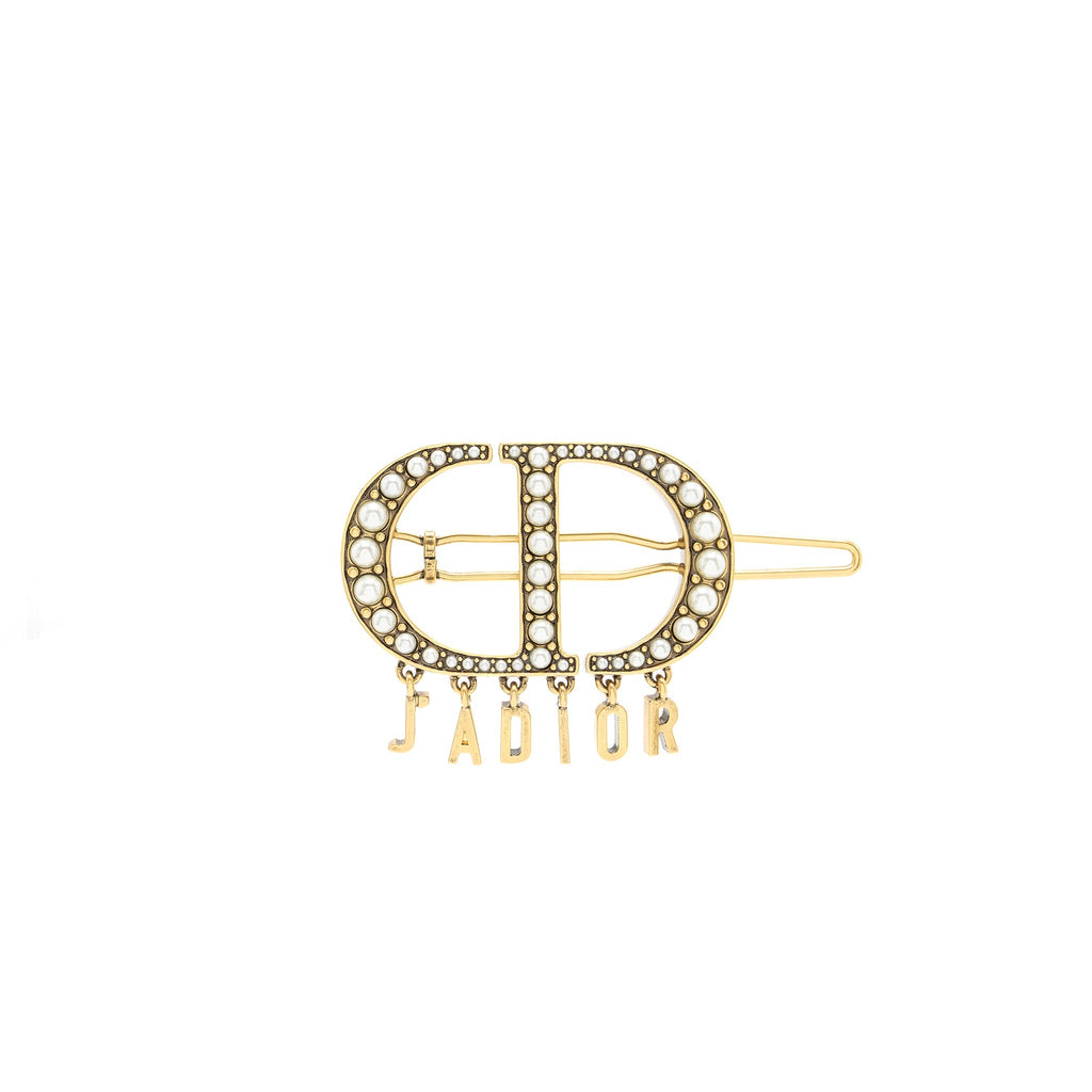 Dior CD/ J’adior hair clip with pearl