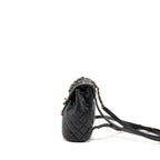 Chanel Quilted Mini Backpack Caviar Black LGHW (Microchip)