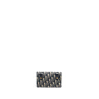 Dior Saddle Belt Pouch Dior Oblique Jacquard Blue GHW
