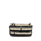 Chanel Le Train Flap Bag Fabric Multicolour SHW