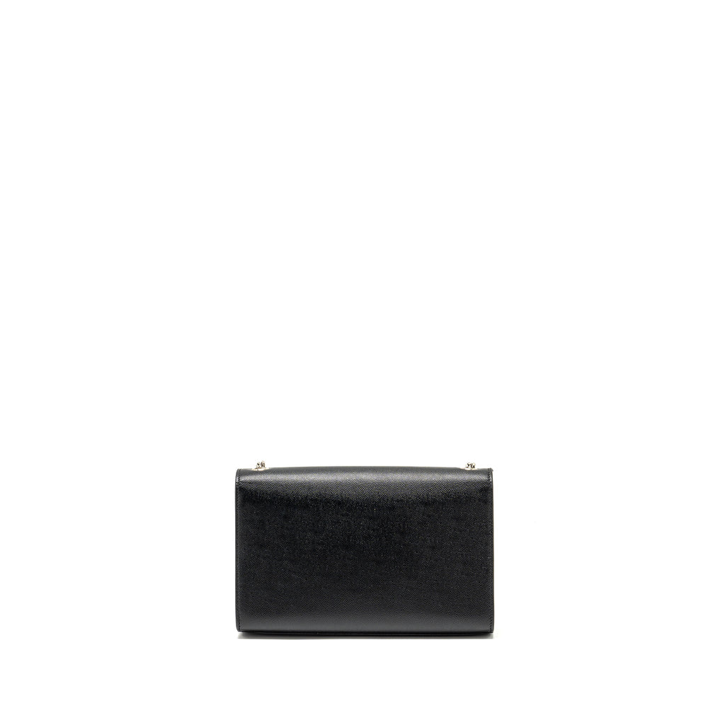 SAINT LAURENT /YSL Kate Medium Chain Bag With Tassel Calfskin Black SHW