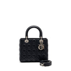 Dior medium lady dior lambskin black SHW