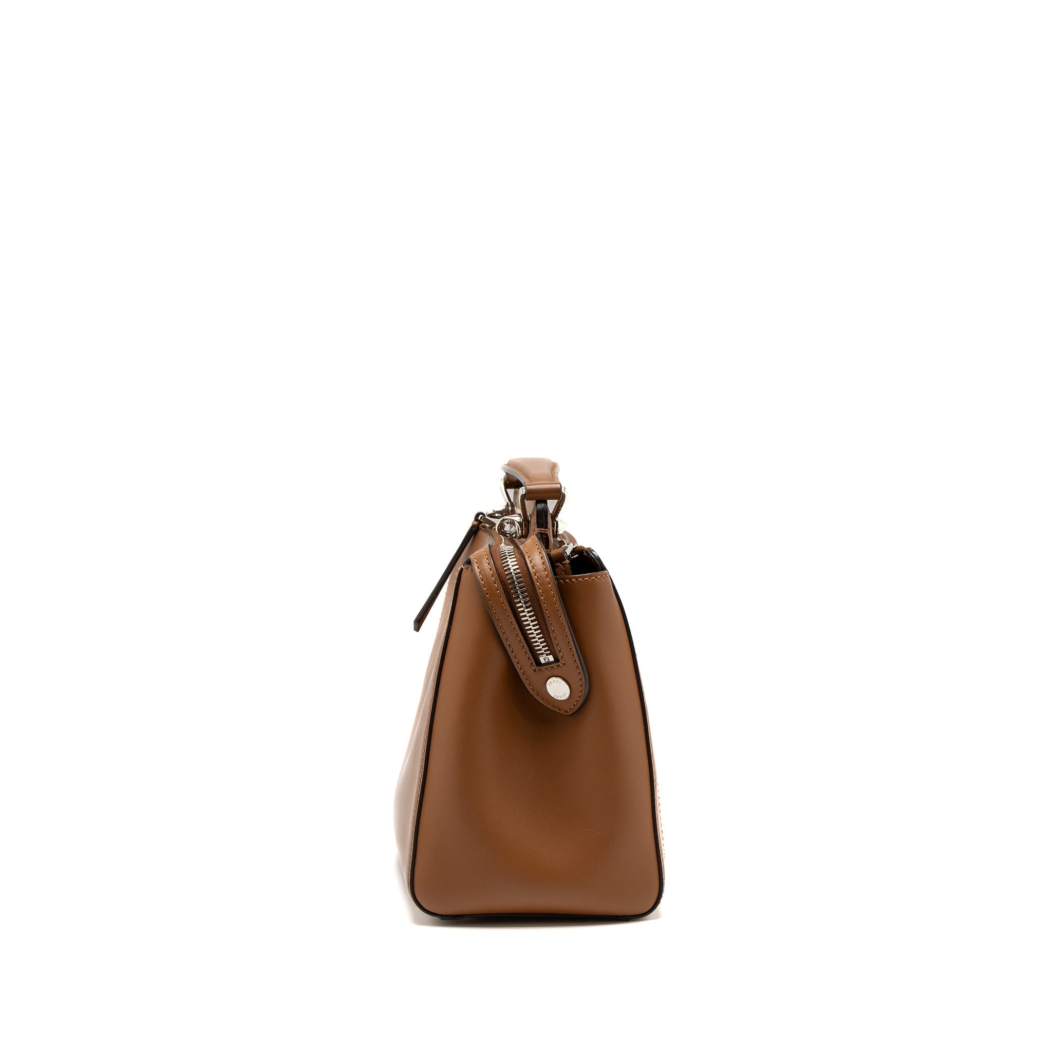 Fendi DotCom Bag Calfskin Brown SHW