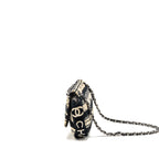 Chanel Le Train Flap Bag Fabric Multicolour SHW