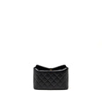 Chanel fold flap vanity clutch with chain caviar black GHW (microchip)