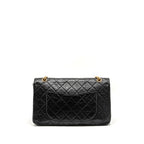 Chanel Maxi 2.55 Reissue Double Flap Bag Aged Calfskin Black GHW
