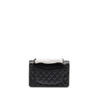 Chanel Small Classic Double Flap Bag Caviar Black SHW