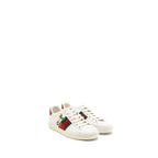 Gucci size 36 leather sneakers with GG cherry print white multicolour