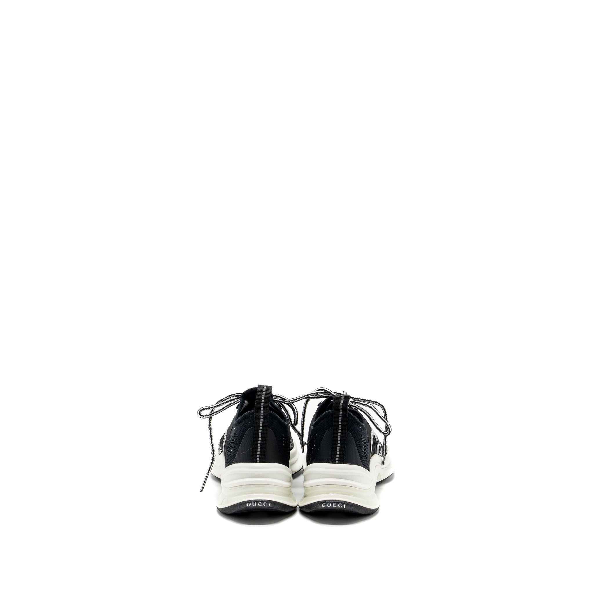 Gucci size 36.5 black / white sneakers