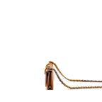 Chanel 19 Wallet on Chain Lambskin Dark Beige Multicolour Hardware (Microchip)