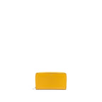 Celine zip long wallet calfskin yellow