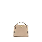 Fendi Peekaboo Mini Calfskin Beige GHW