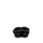 Dior Size 37 Dioract Sandal Shearling/Sheepskin Black GHW