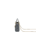 Dior Mini Lady Dior Limited Edition Lambskin Grey LGHW